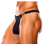 Male Power Bong Clip Ultra Comfortable Mens Thong Black