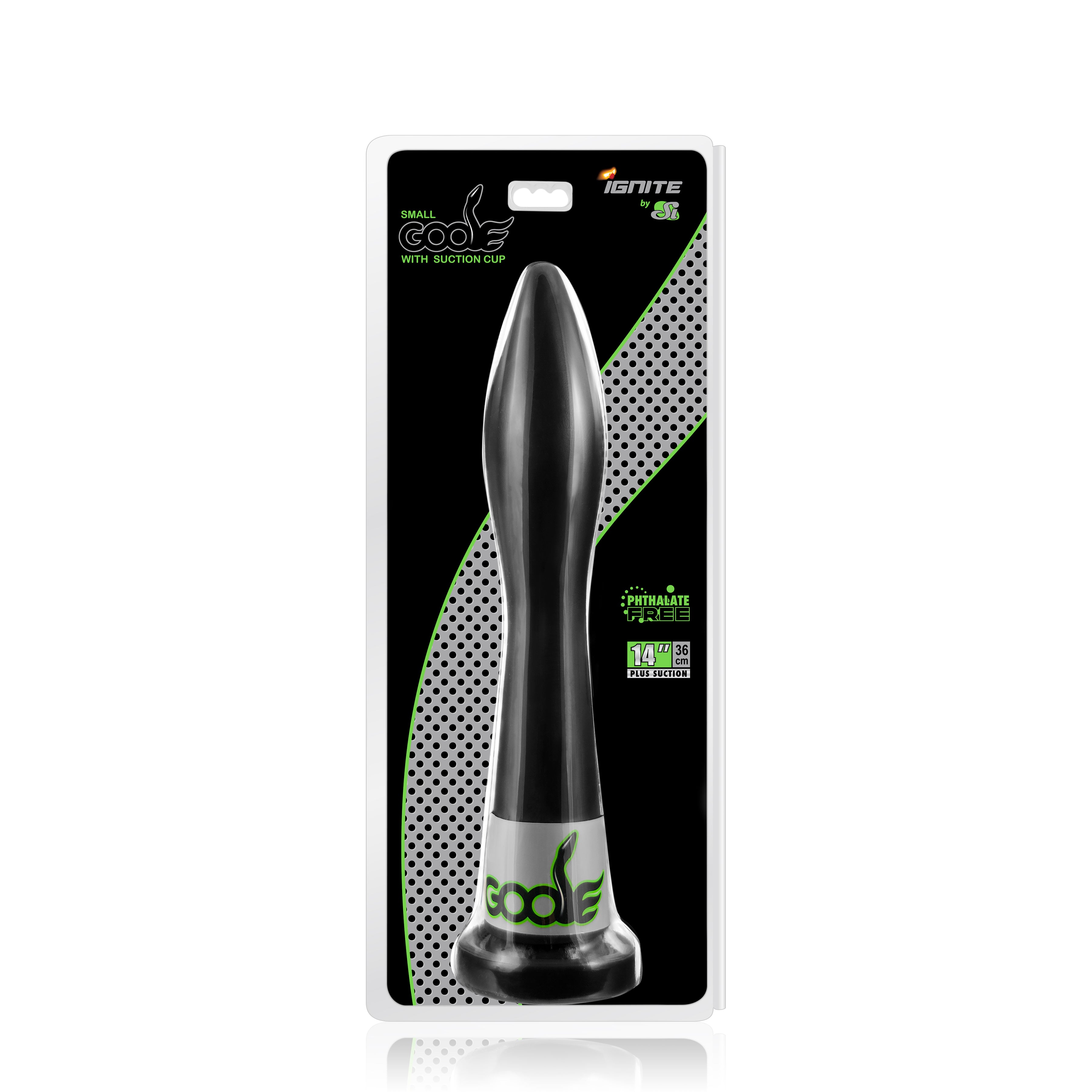 Si Novelties Goose Small Dildo With Suction Black