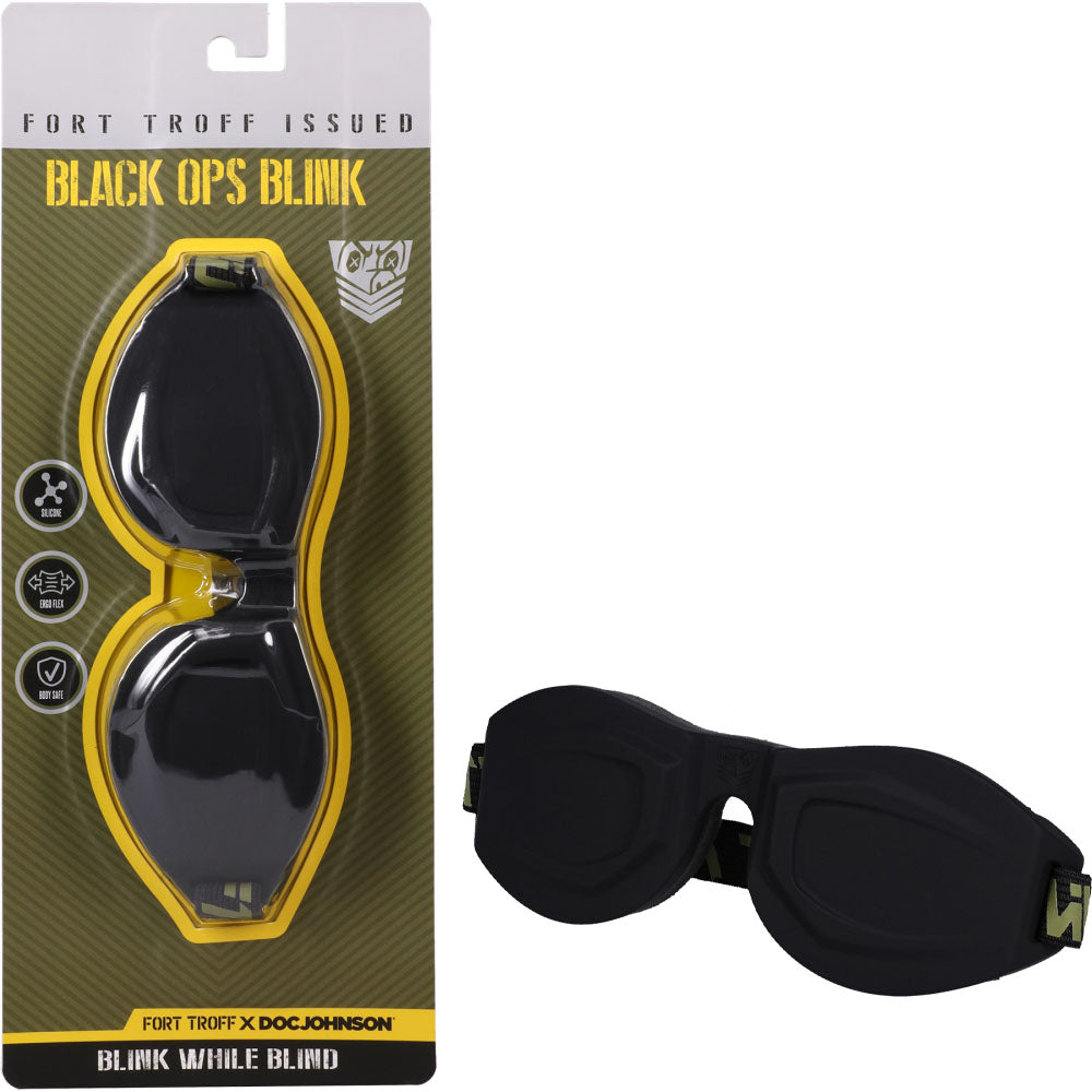 Doc Johnson Fort Troff Ops Blink Eyemask Restraint Black