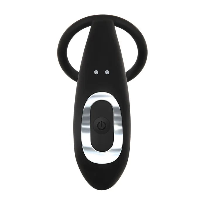 Adam & Eve Adam's Rechargeable Prostate Pleaser & C Ring Rechargeable Anal Plug With Cock Ring Adam & Eve
