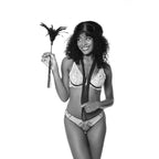 Sex & Mischief Shadow Tie & Tickle Kit Beginners Bondage Kit Black Sportsheets