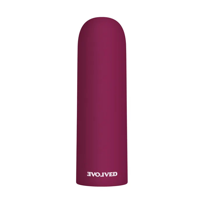 Evolved Mighty Thick USB Rechargeable Bullet Vibrator Burgundy Red Evolved