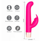 Maia HAILEY PRO QI Wireless Rechargeable Rabbit Vibrator 15.2cm Maia Toys