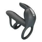 Party Up MARK USB Rechargeable Vibrating Cock Sleeve Black Party Up