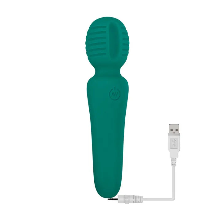 Adam & Eve Petite Private Pleasure USB Rechargeable Massager Wand 14.8cm Adam & Eve