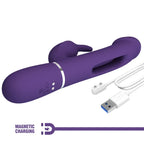 Party Up DAVID Swinging USB Rechargeable Rabbit Vibrator With Flicking Arm 23.2cm Party Up
