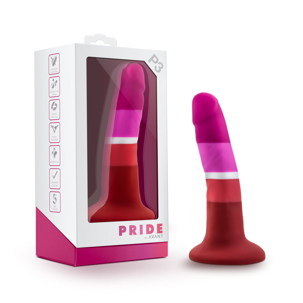 Blush Novelties Avant Pride P3 Beauty Silicone Dildo