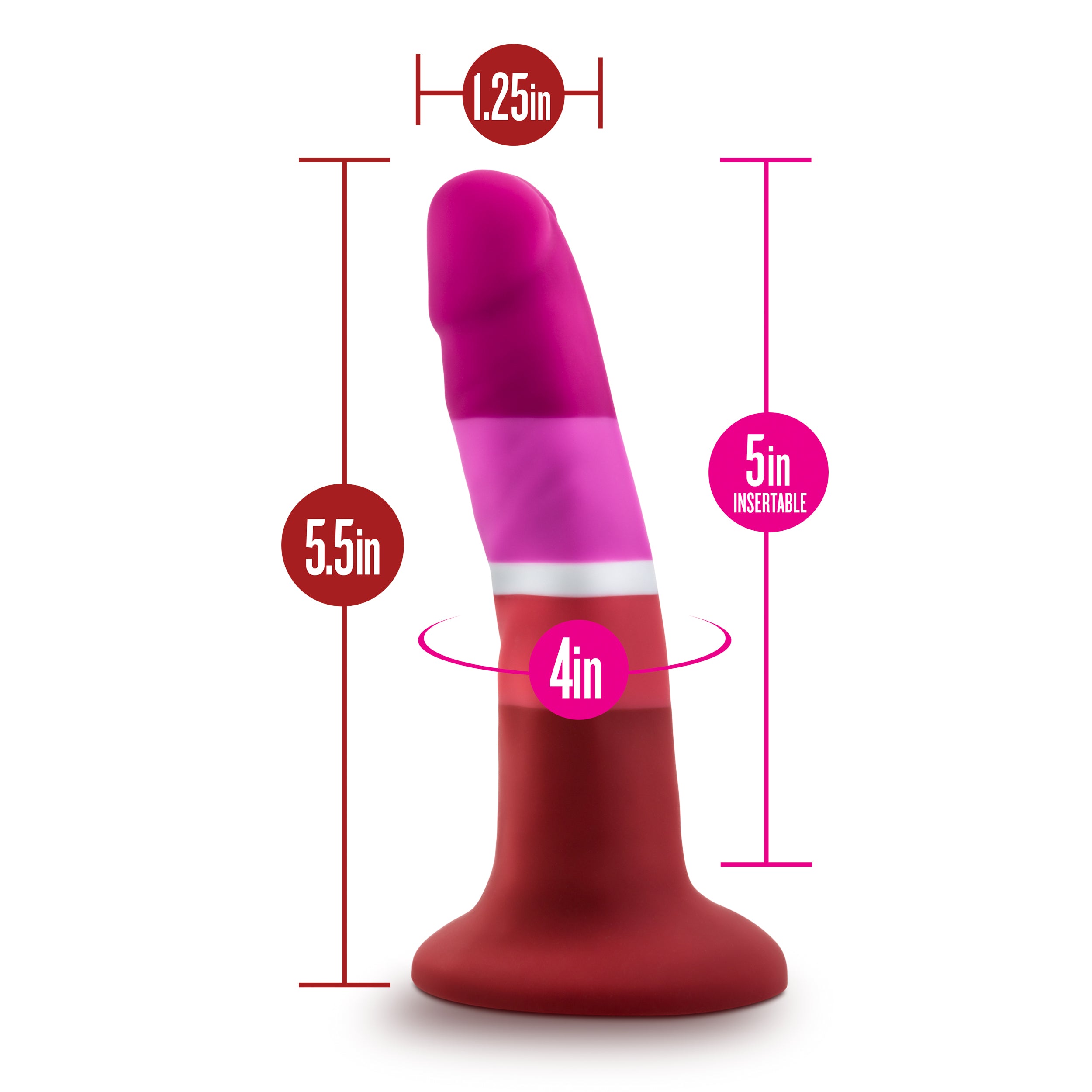 Blush Novelties Avant Pride P3 Beauty Silicone Dildo