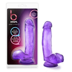 Blush Novelties B Yours Sweet N Hard 1 Realistic Dong With Balls Purple