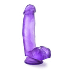 Blush Novelties B Yours Sweet N Hard 1 Realistic Dong With Balls Purple