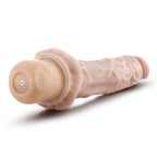 Blush Novelties Dr Skin Cock Vibe 8 Vibrating Cock 9.75 Inch Beige