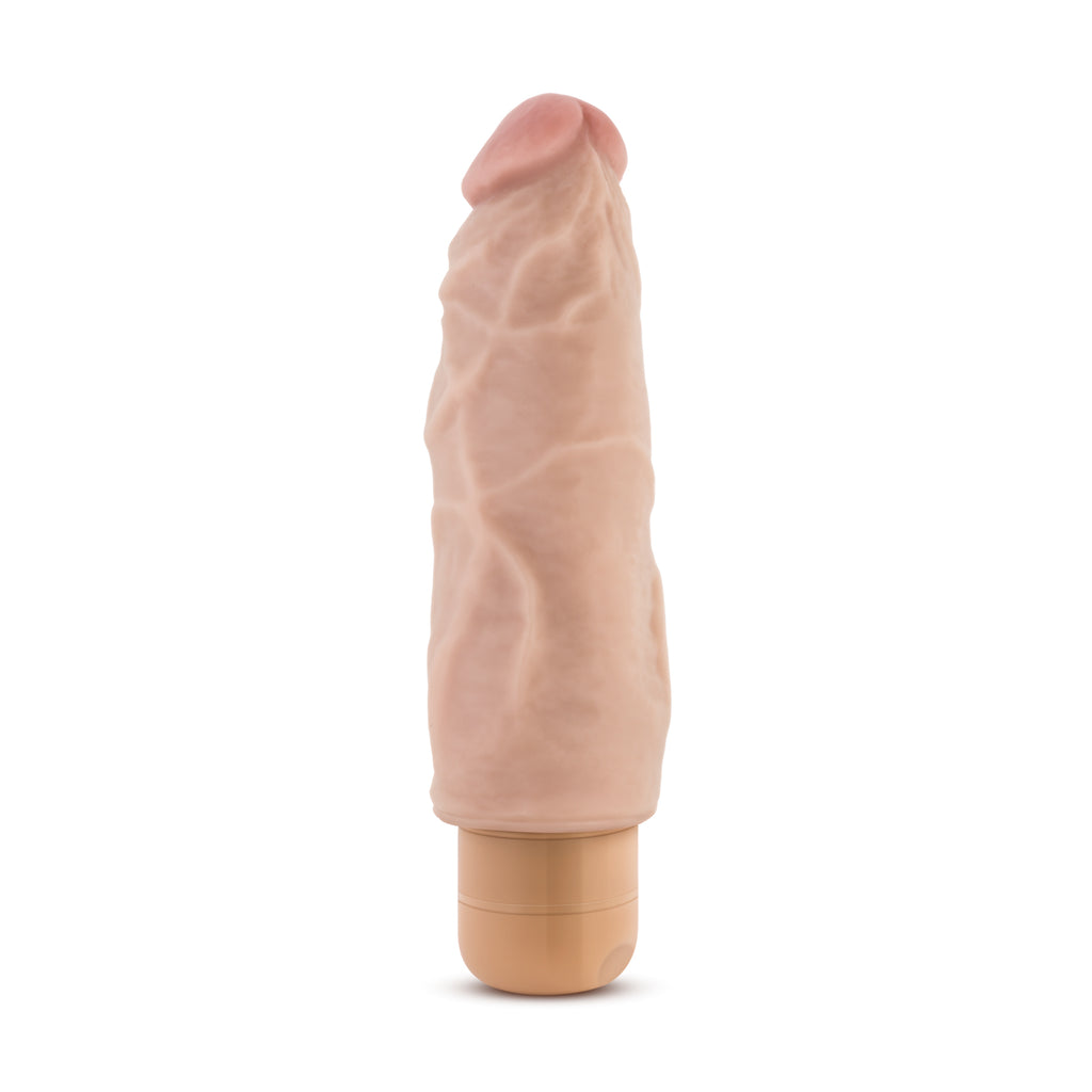 Dr Skin Cock Vibe 9 Vibrating Cock 7.5 Inch Beige