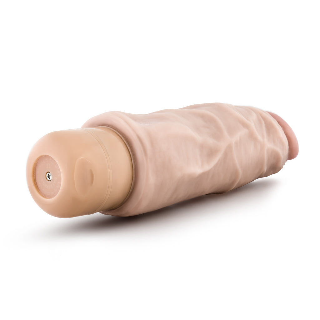 Dr Skin Cock Vibe 9 Vibrating Cock 7.5 Inch Beige