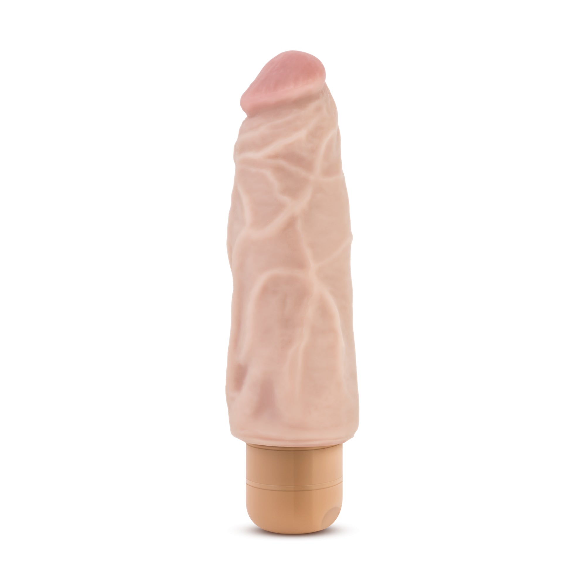 Dr Skin Cock Vibe 9 Vibrating Cock 7.5 Inch Beige