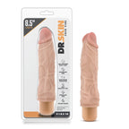 Dr Skin Cock Vibe 10 Vibrating Cock 8.5 Inch Beige