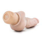 Dr Skin Cock Vibe 12 Vibrating Cock 8 Inch Beige