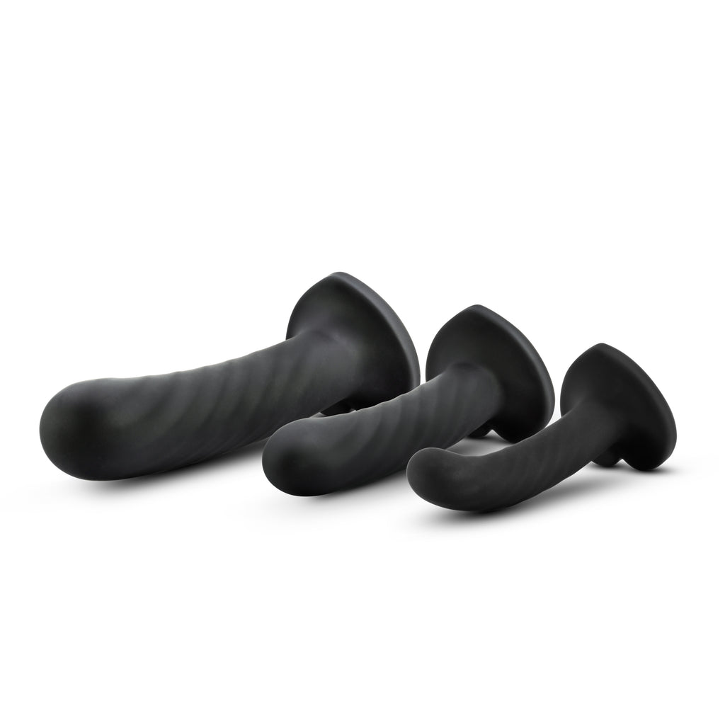 Blush Novelties Temptasia Twist Silicone Dildo Kit Set Of Three