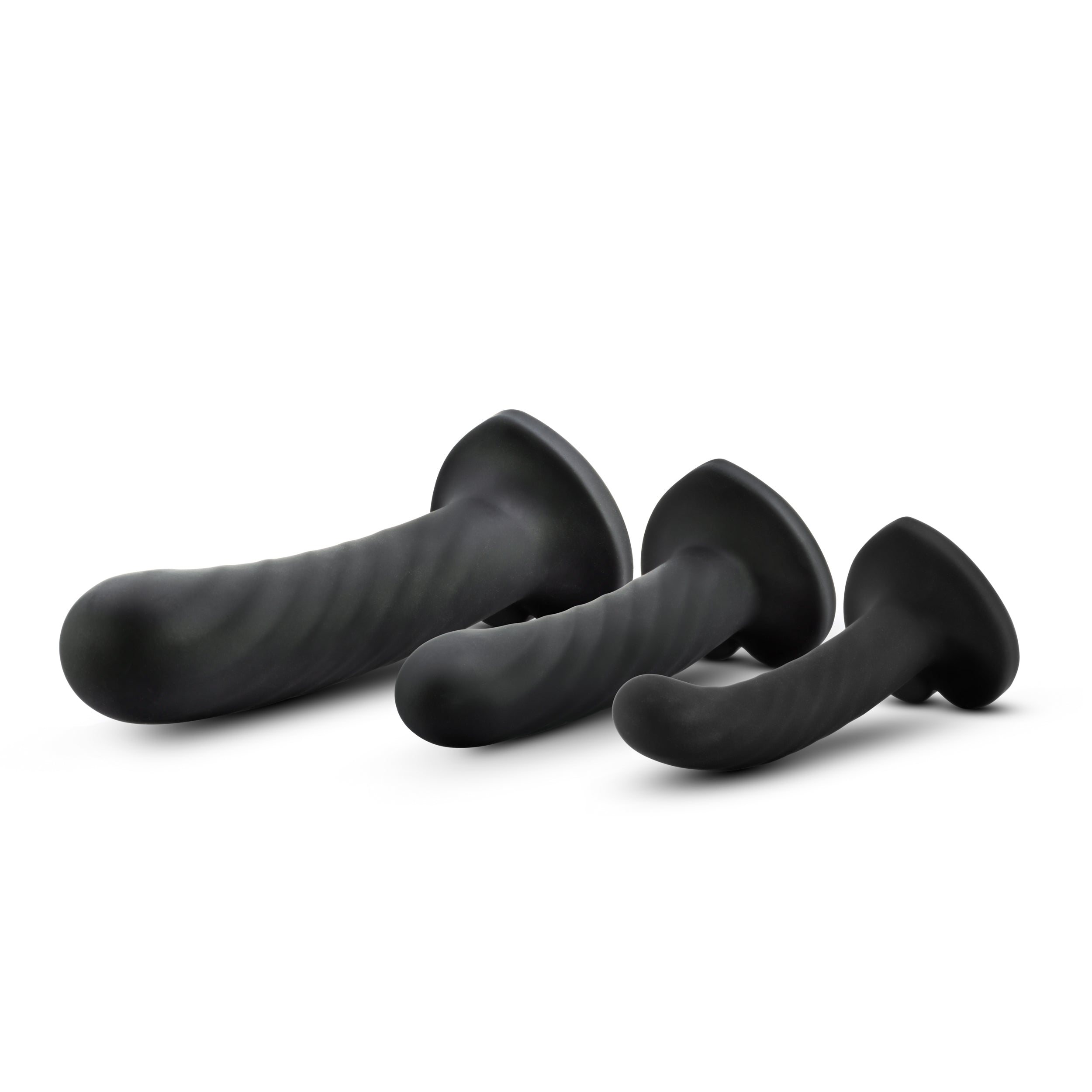 Blush Novelties Temptasia Twist Silicone Dildo Kit Set Of Three