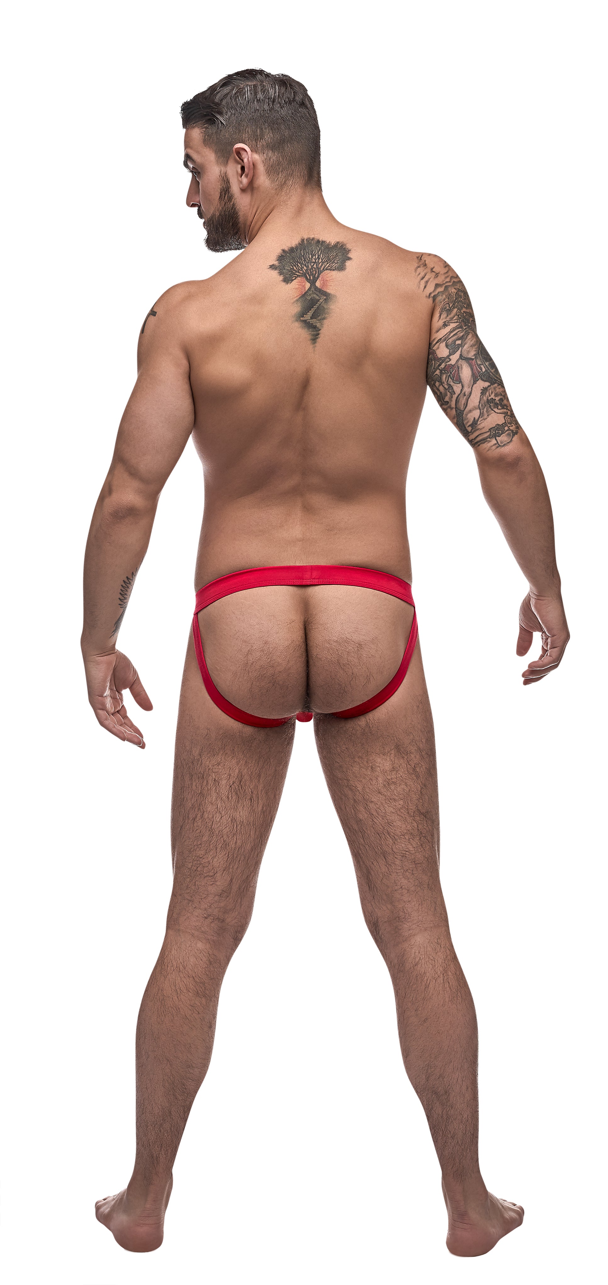 Male Power Pure Comfort Male Sport Jock Red