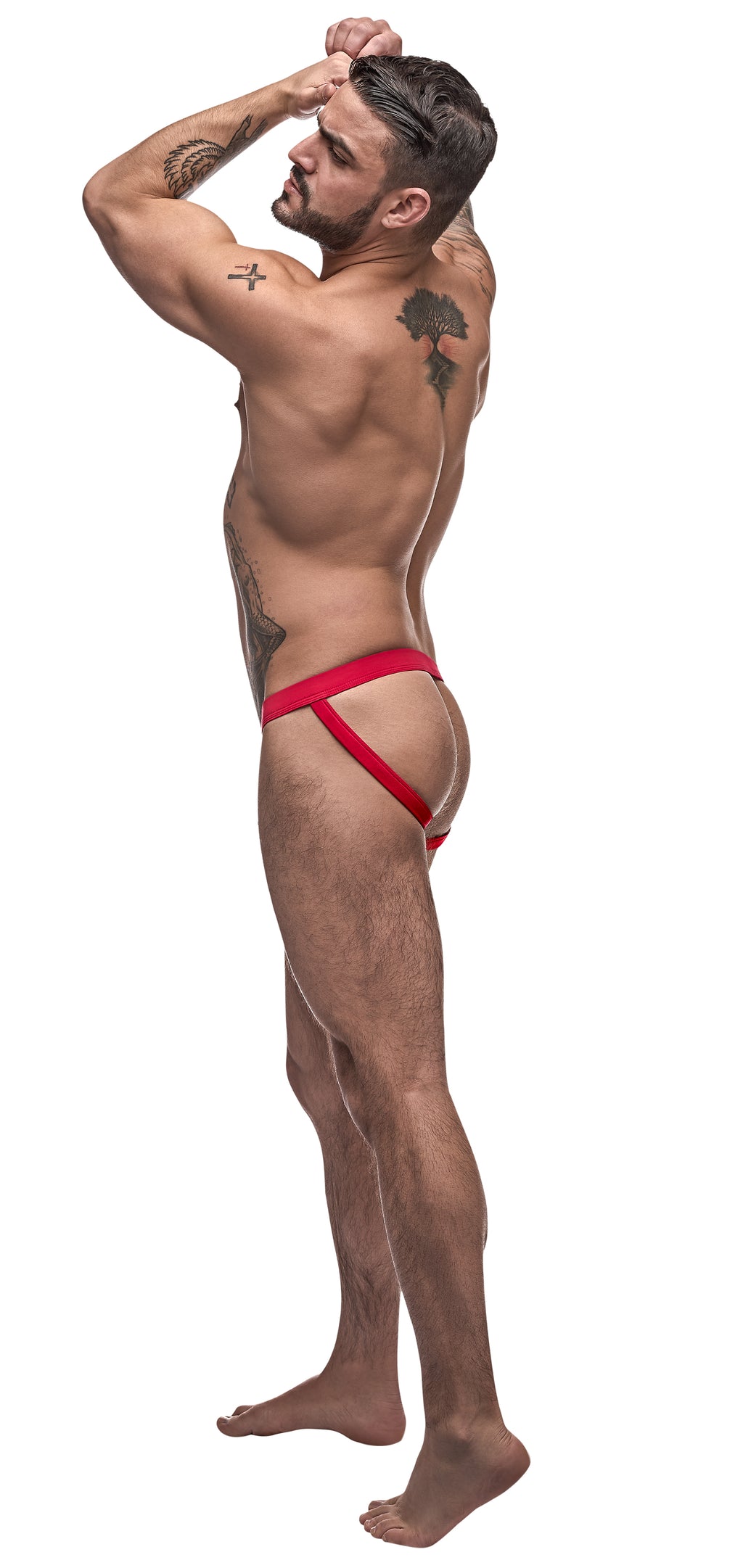 Male Power Pure Comfort Male Sport Jock Red