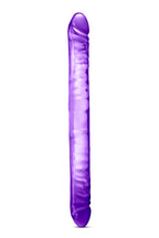Blush Novelties B Yours Double Realistic Dildo Purple 18 Inch