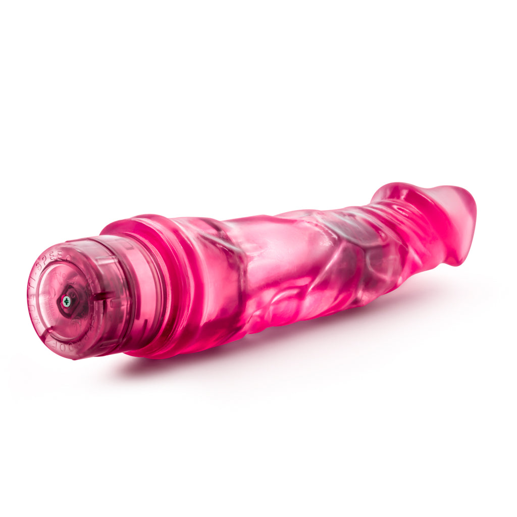 Blush Novelties B Yours Vibe 6 Realistic Vibrating Dildo Pink