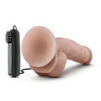 Dr Skin Dr Jay Vibrating Cock With Suction Cup 8.75 Inch Vanilla