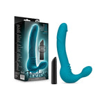 Blush Novelties Temptasia Luna Strapless Silicone Dildo Teal
