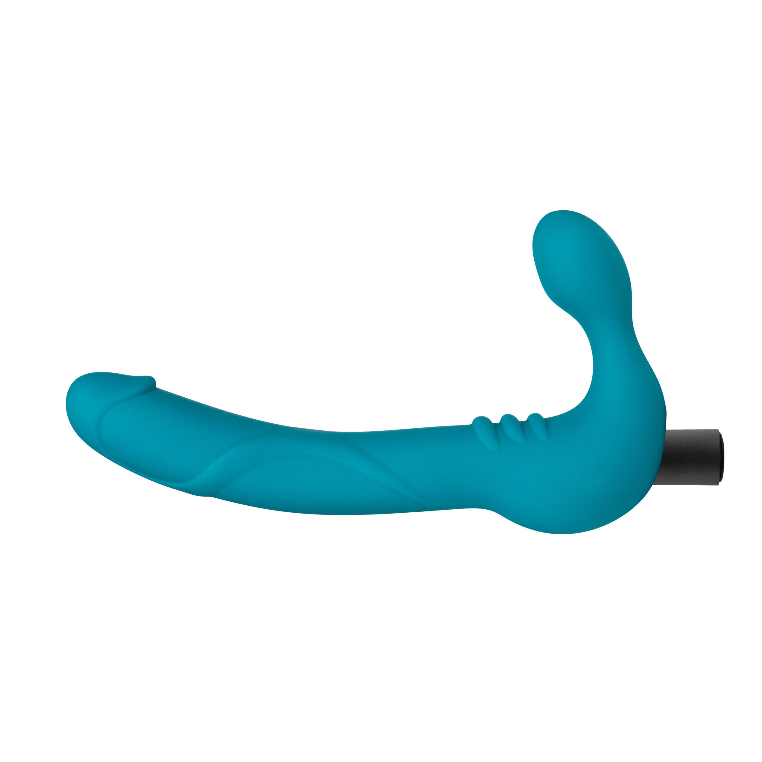 Blush Novelties Temptasia Luna Strapless Silicone Dildo Teal