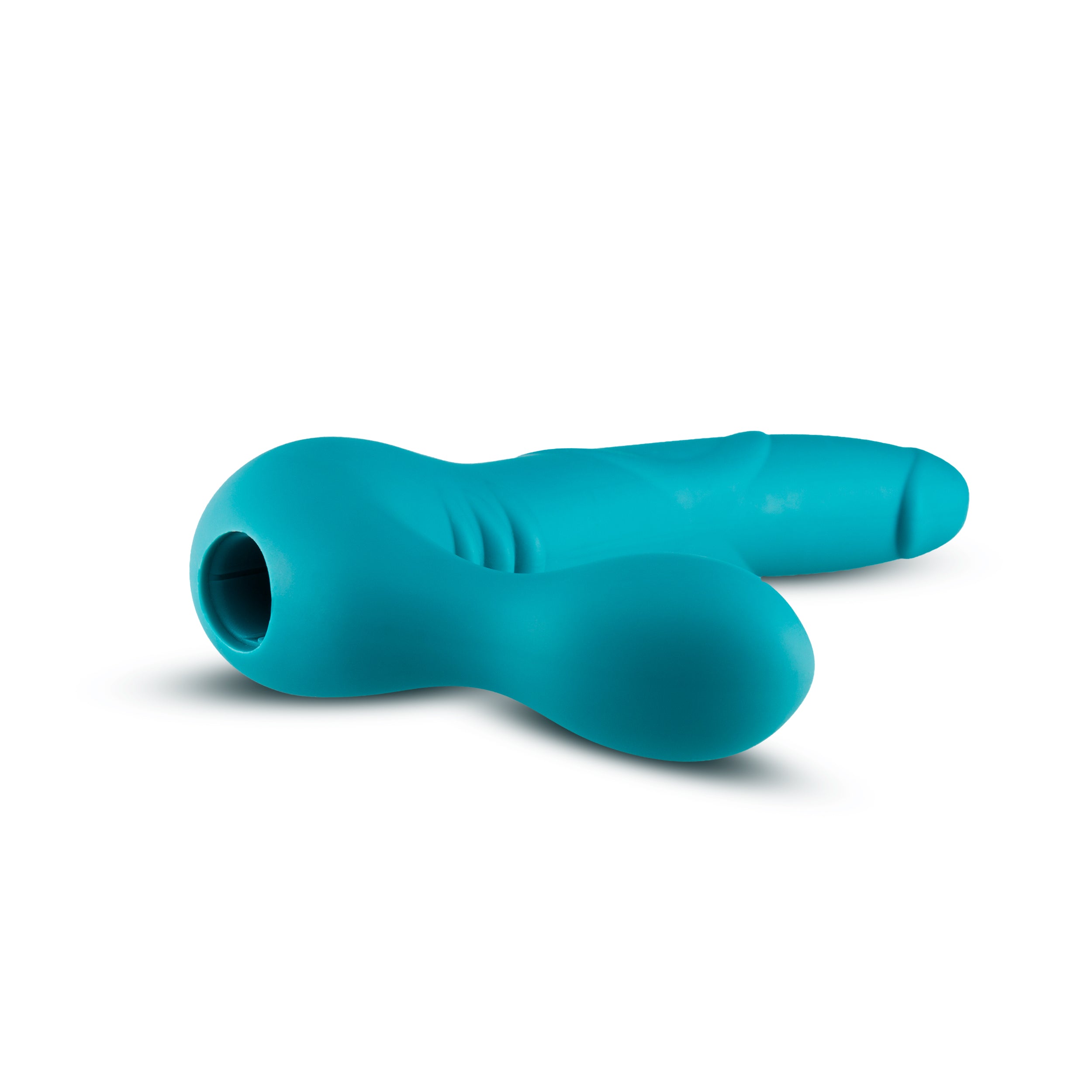 Blush Novelties Temptasia Luna Strapless Silicone Dildo Teal