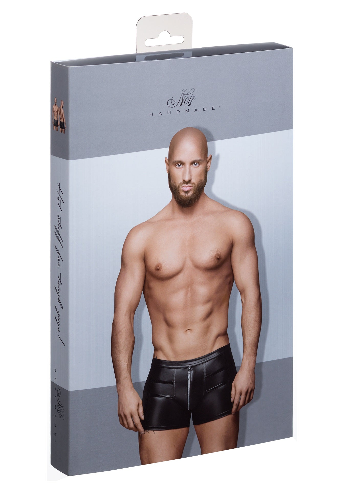 Noir Handmade Mens Sexy Shorts With Hot Details