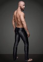 Noir Handmade Mens Sexy Pants With Hot Details