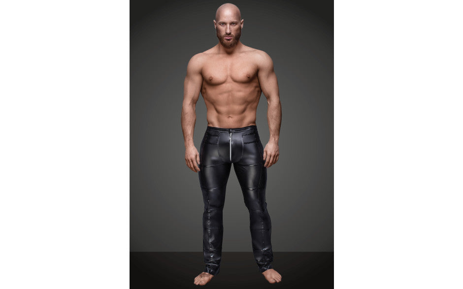 Noir Handmade Mens Sexy Pants With Hot Details