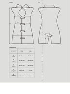 Obsessive Stewardess Womens Costume Grey 3 Piece L / XL