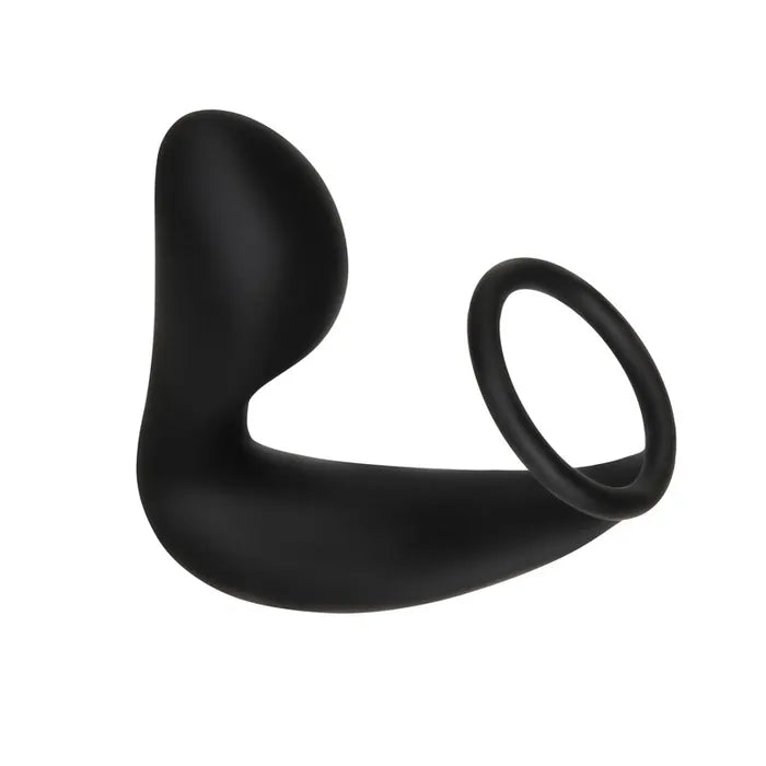 Adam & Eve Adam's Rechargeable Prostate Pleaser & C Ring Rechargeable Anal Plug With Cock Ring Adam & Eve