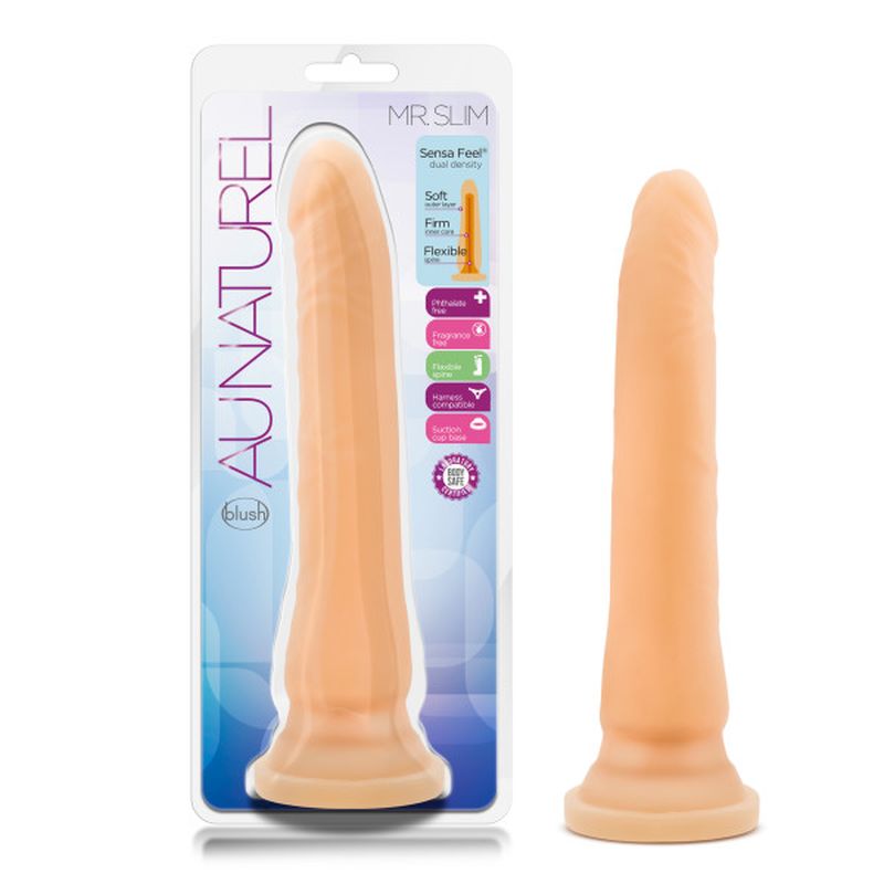 Blush Novelties Au Naturel Mr Slim Realistic Dildo