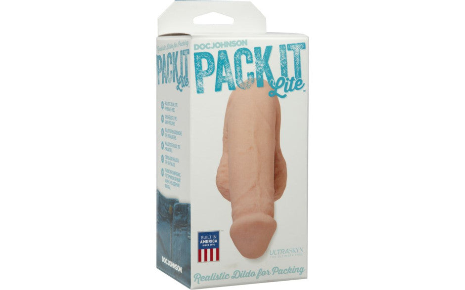 Doc Johnson Pack It Lite Lifelike Realistic Dong