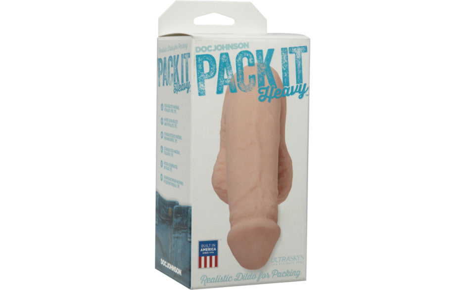 Doc Johnson Pack It Heavy Ultraskyn Realistic Dildo