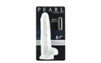 BMS Factory Addiction Pearl Suction Cup Realistic Dildo 8.5 Inch Pearl White