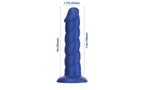 BMS Factory Addiction Unicorn Realistic Dildo 8 Inch Blue
