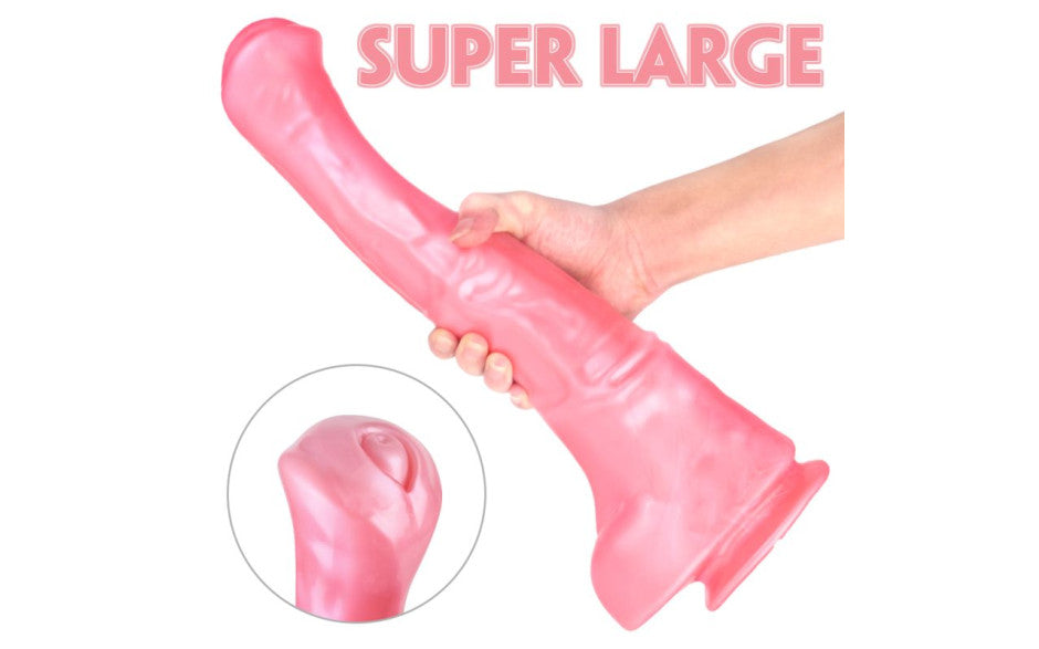S Hande Duke Horse Dong With Balls XXL Pink