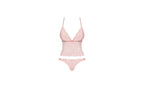 Obsessive Delicanta Womens Top & Panties Pink L / XL