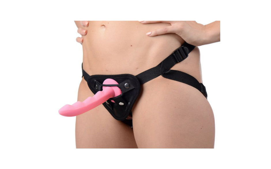 Strap U Ripples Realistic Silicone Dildo