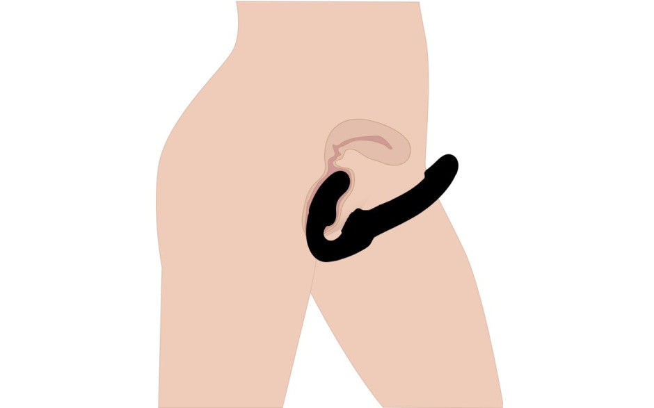 Strap U Revolver II Strapless Strap On Dildo