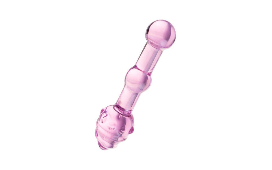 Sexus Unisex Glass Dildo 17cm Pink