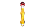 Sexus Glass Dildo 20.5cm Yellow & Red
