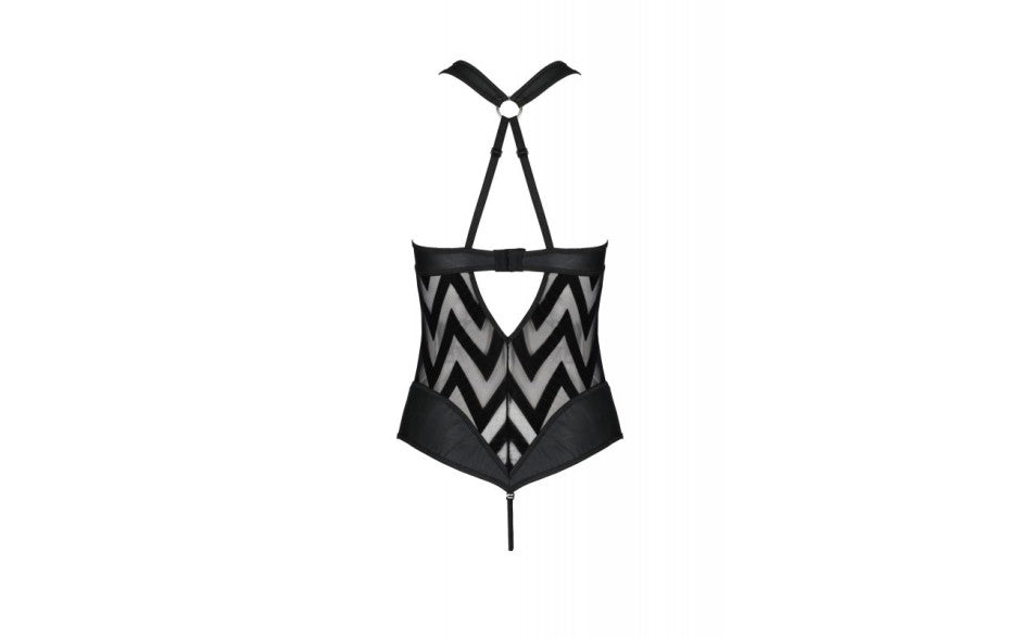 Passion Lingerie Hima Womens Bodysuit Black S / M