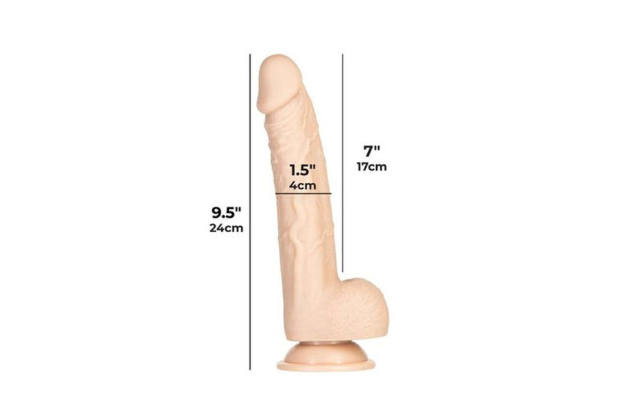 BMS Factory Addiction Tristan Realistic Dong Beige 9 Inch
