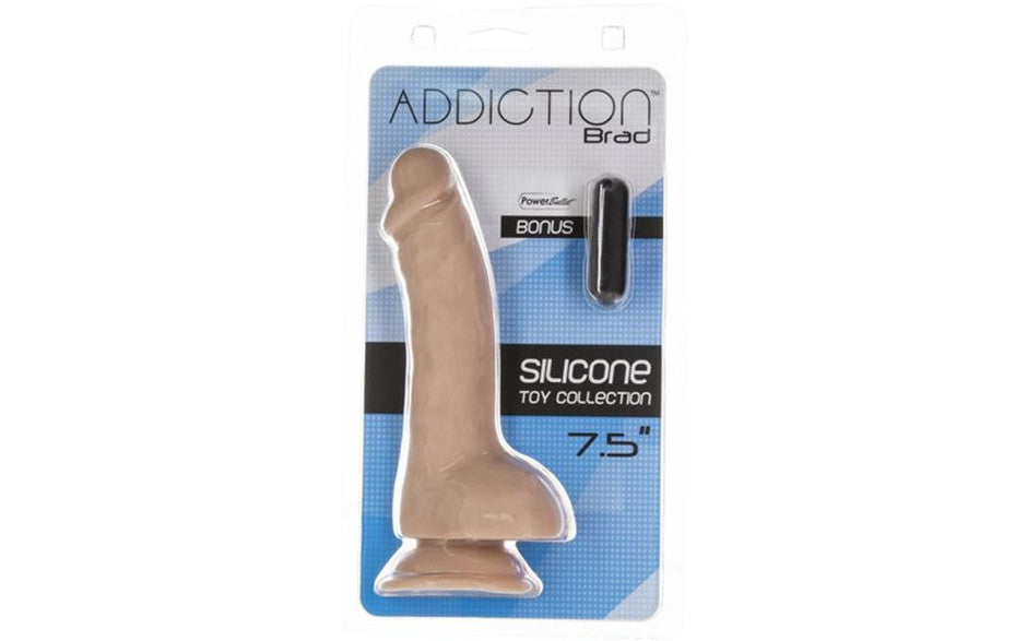 BMS Factory Addiction Brad Realistic Dong Beige 7.5 Inch