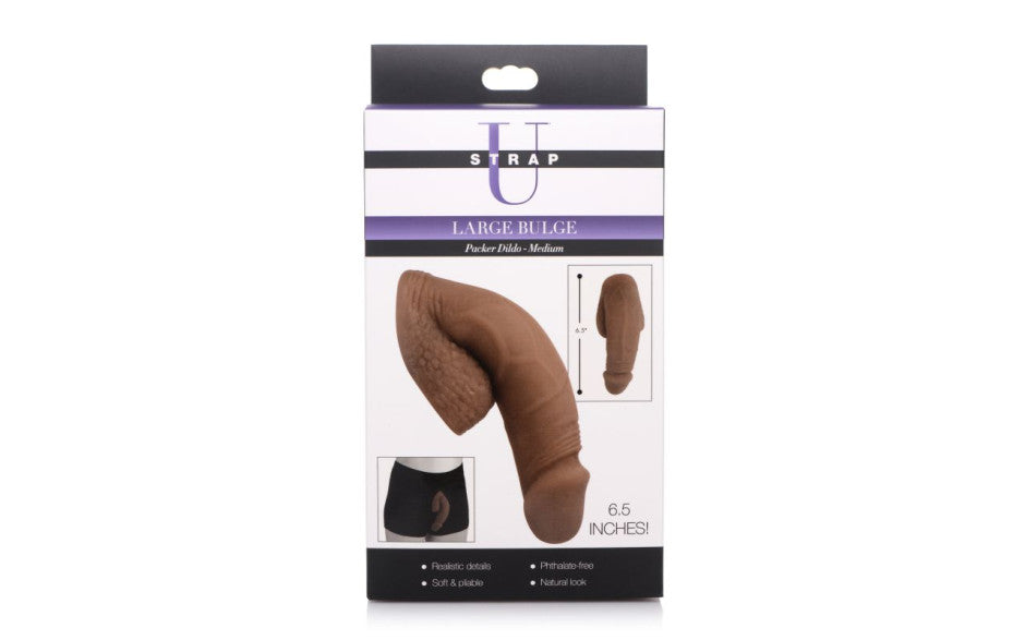 XR Brands Strap U Large Bulge Soft Packer Realistic Dildo Light